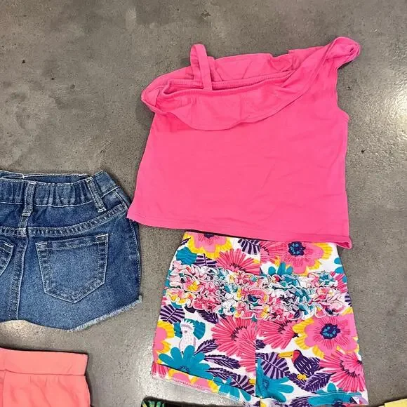 Childrens place shorts bundle girls  infant baby 12-18 month 6 piece set - Picture 7 of 7